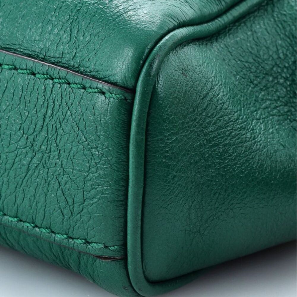 Gucci RE(BELLE) Shoulder Bag Leather Small Green - Picture 6 of 8